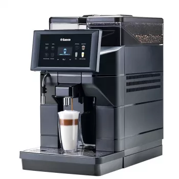 Visiškai automatinis kavos aparatas Saeco AURORA M2 — 1900W, 4 L vandens bakas, 1,2 kg pupelių talpa, integruotas malūnėlis ir pieno putotojas, TFT liečiamas ekranas