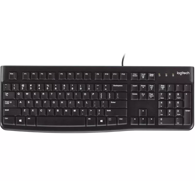 Klaviatūra K120 verslui, juoda, hebrajiška, EMEA-914