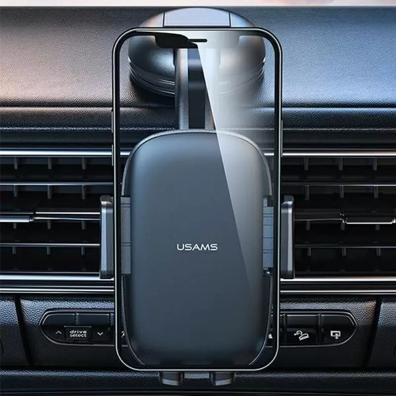 Automobilinis laikiklis USAMS ZJ063 prietaisų skydeliui arba priekiniam stiklui, reguliuojamas kampas