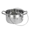 Resto Kitchenware Libra 4,6 L Apvalus nerūdijančio plieno indas
