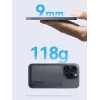 PowerBank 5000mAh 20W belaidis įkroviklis MagSafe titanas