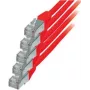 Tinklo kabelis ShiverPeaks S/CONN raudonas Cat6 S/FTP 0,5 m