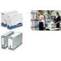 Fellowes archyvinė dėžė R-Kive PRIMA, balta-mėlyna, (B)150 mm, iš 100% perdirbto kartono, 100% perdirbama (0027701)