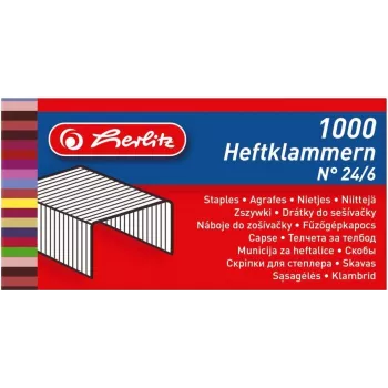 Sega HERLITZ 8760522 metaliniai segtukai – 2000 vnt.