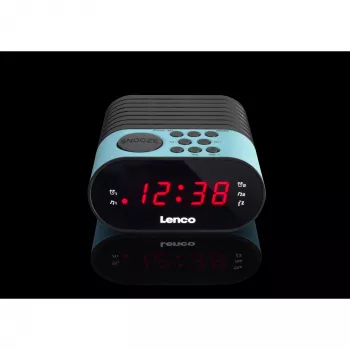 Laikrodinis radijo imtuvas Lenco CR-07 juodas mėlynas