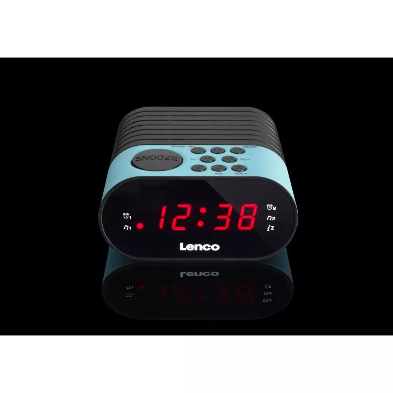 Laikrodinis radijo imtuvas Lenco CR-07 juodas mėlynas