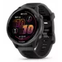 Išmanusis laikrodis GARMIN Forerunner 570 — 47 mm šlifuoto aliuminio korpusas, peršviečiamas juodas silikoninis dirželis