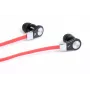 MAGICSOUND DS-2 stereofoninės ausinės su mikrofonu, juodai raudonos