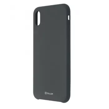 Dėklas iPhone XS Max Tellur Liquid Silicone juodas