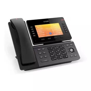 Snom D892M IP telefonas, juodas, darbalaukis/siena, Linux, TFT, 12,7 cm (5 coliai)