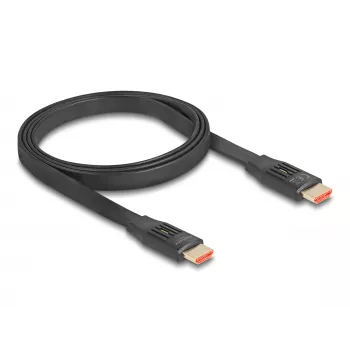 DeLOCK HDMI kabelis 5 m, A tipo kištukas – A tipo kištukas, 48 Gbit/s, juodas
