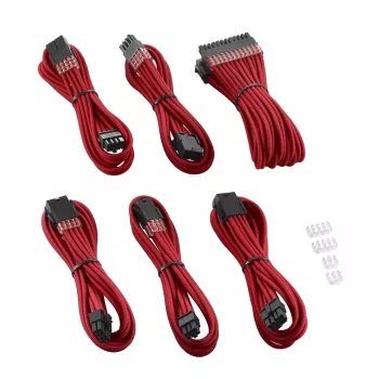 CableMod ModMesh kabelių ilginimo rinkinys CM-PCAB-BKIT-NKR-3PC-R