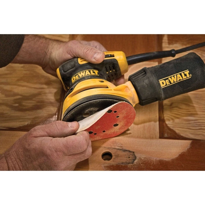 Orbitinis šlifuoklis DeWalt DWE6423-QS, 280 W, 8000–12000 OPM, 2,6 mm orbita, 1,28 kg