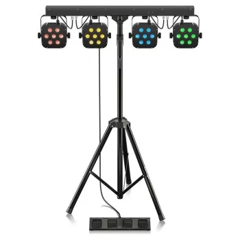 Behringer STAGE TRI LED BUNDLE ST1 rinkinys 4xLEDPAR su valdikliu + stovas