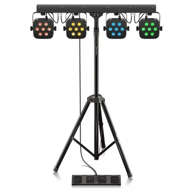 Behringer STAGE TRI LED BUNDLE ST1 rinkinys 4xLEDPAR su valdikliu + stovas