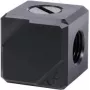Alphacool Eiszapfen jungties terminalas 4 krypčių G1/4 vidinis sriegis - juodas acetilas (17557)
