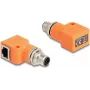 DeLOCK 60627 lyties keitiklis M12 RJ45 oranžinis