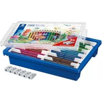 Spalvotas pieštukas Staedtler 187 G288 – grafitinis/spalvotas rašymo ir piešimo pieštukas, Vokietija