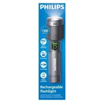Žibintuvėlis Philips įkraunamas USB-C 1500 lm 2000 mAh