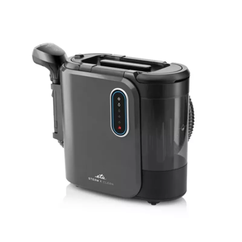 ETA 721490000 Steam&Clean daugiafunkcis garinis valytuvas su siurbimu, 2000 W, 1,3 L, juodas
