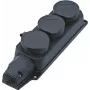 Prailginimo blokas Bachmann 381.109, 3x kištukinis lizdas, IP44, 16 A, 230 V, juodas