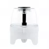 Druskos ir pipirų malūnėlių rinkinys Adler AD 4449W Steel White, keraminiai girnastekliai, 150 ml, įkrovimas per USB-C
