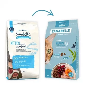 Sausas kačių ėdalas Bosch Sanabelle Life Kitten vištiena ir spanguolės, 8 kg