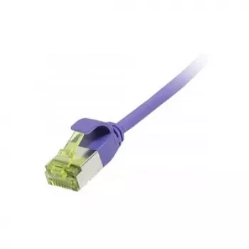 Pataisos laidas RJ45, CAT6A 500MHz, 0,25 m, alyvinė, U/FTP, plonas apvalus d=3,8 mm, TPE/LSZH (Superflex), AWG32, su Cat.7 žaliava, Synergy 21 (S217391V3)