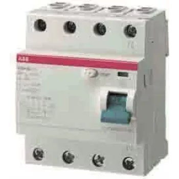 ABB STOTZ-KONTAKT liekamosios srovės grandinės pertraukiklis 4p, F tipas, 63A, 30mA F204F-63/0 (2CSF204325R1630)