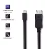 Qoltec 50434 1,8 m Mini DisplayPort – DisplayPort laidas, juodas