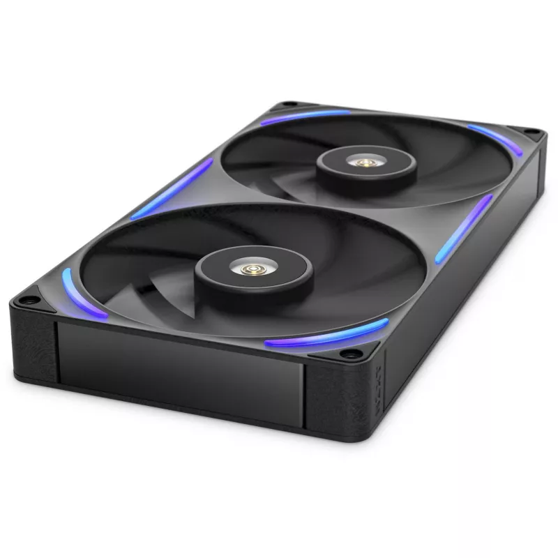 Kompiuterio korpuso ventiliatorius NZXT F280X 140 mm Juodas, 1 vnt, 280 × 140 × 30 mm