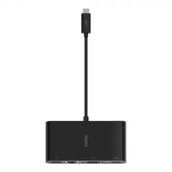 Belkin AVC005BTBK USB 3.2 Gen 1 (3.1 Gen 1) Type-C sąsajų šakotuvas, juodas