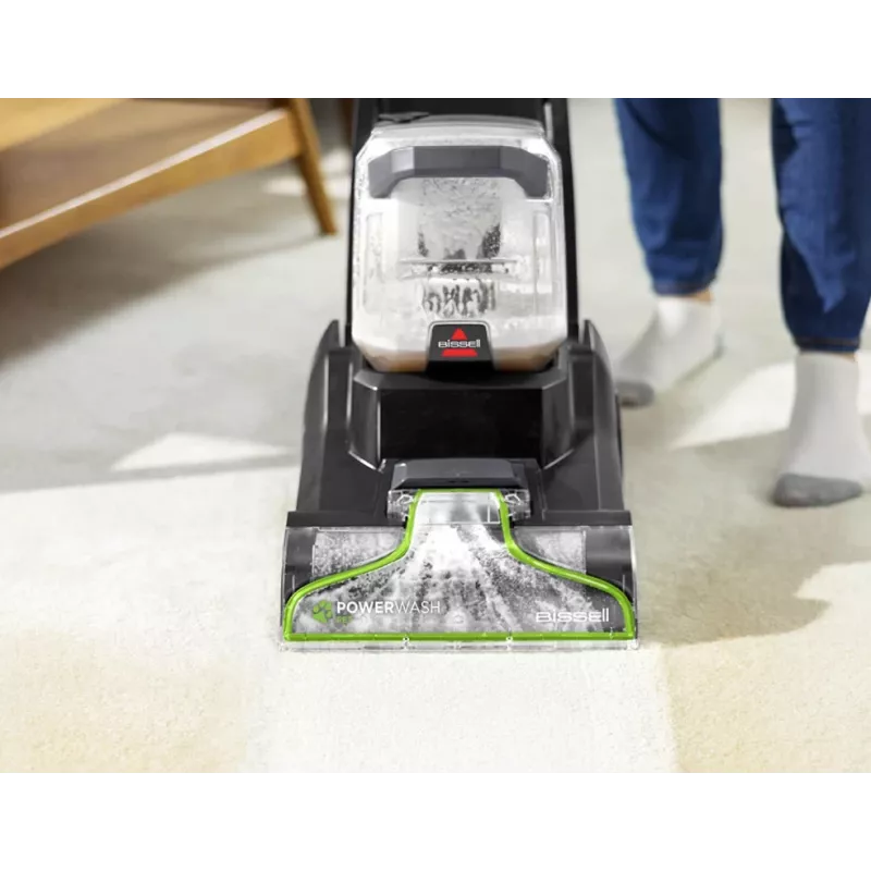 Bissell PowerWash Pet, vertikalus kilimų ir apmušalų valiklis, 3878N, maitinamas tinklu, rankinis, plovimo funkcija, 600 W, juoda/laimo, 24 mėn. garantija