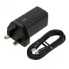 iBOX C-65 Black, universalus GaN 65W įkroviklis su UK kištuku