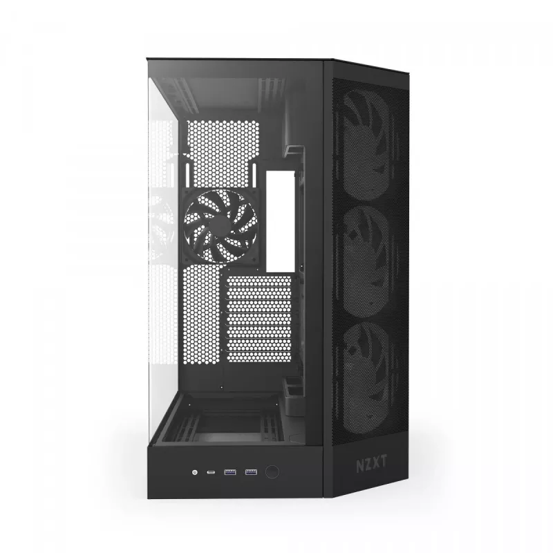 Korpusas NZXT H9 Flow RGB Midi Tower juodas