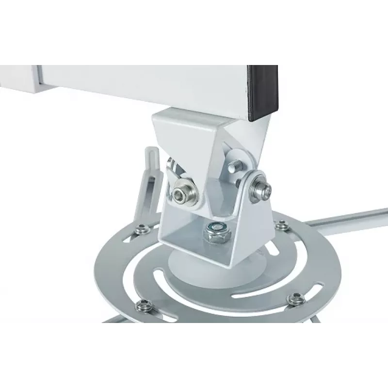 Sieninis laikiklis AVTEK WallMount Next 1200 — plieninis, baltas, teleskopinis, 360° pasukamas, pakreipimas ±42°, maks. apkrova 20 kg