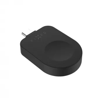Fiksuotas USB-C įkrovimo adapteris FIXED FIXDW-AWAP-BK, skirtas Apple Watch Powerstation Uni, kompaktiškas pakaitalas