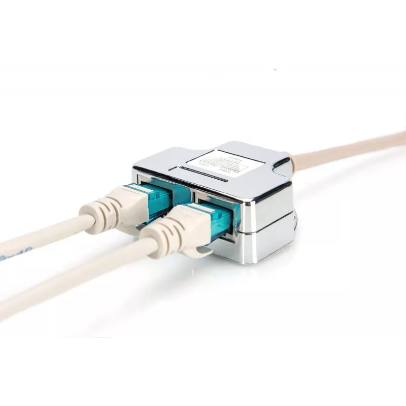 Pataisos laido adapteris Digitus CAT 5e ekranuotas 1:1