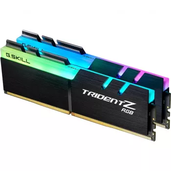 DIMM 32 GB DDR4-3600 (2x 16 GB) Dual-Kit, Arbeitsspeicher schwarz, F4-3600C16D-32GTZRC, Trident Z RGB, INTEL XMP