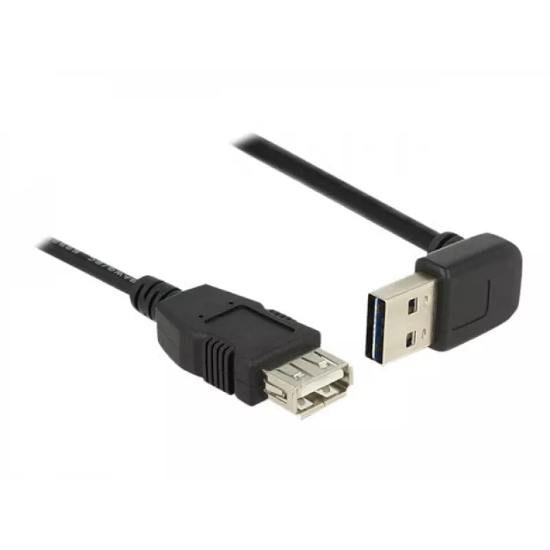 USB kabelis DeLOCK 1 m USB 2.0-A į USB 2.0-A juodas