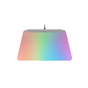 Žaidimų pelės kilimėlis Razer Firefly V2 Pro White – RGB apšvietimas, USB maitinimas, neslystantis pagrindas