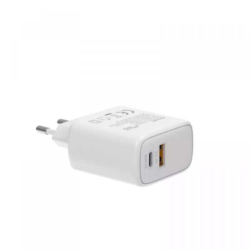 SAVIO LA-06 USB Type-A & Type-C greitasis įkroviklis su Quick Charge 3.0 ir Power Delivery 3.0, 30W