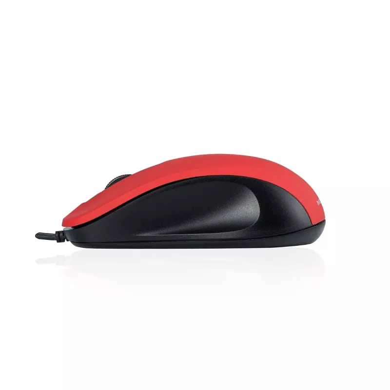 Modecom M10S Silent laidinė optinė pelė, raudona