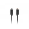 USB-C kabelis M/M 3.1 gen 2 0,5 m 10 Gb/s PD 100 W juodas