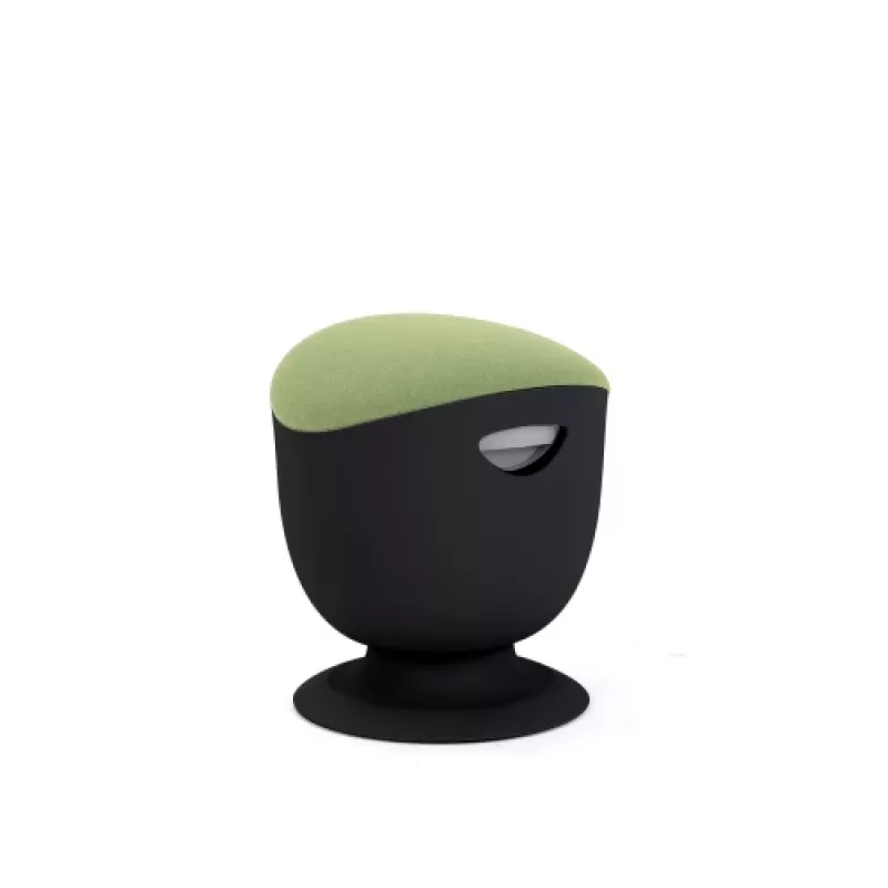 Ergonominė balansavimo kėdė Up Up Seul Black, D42 Green audinys
