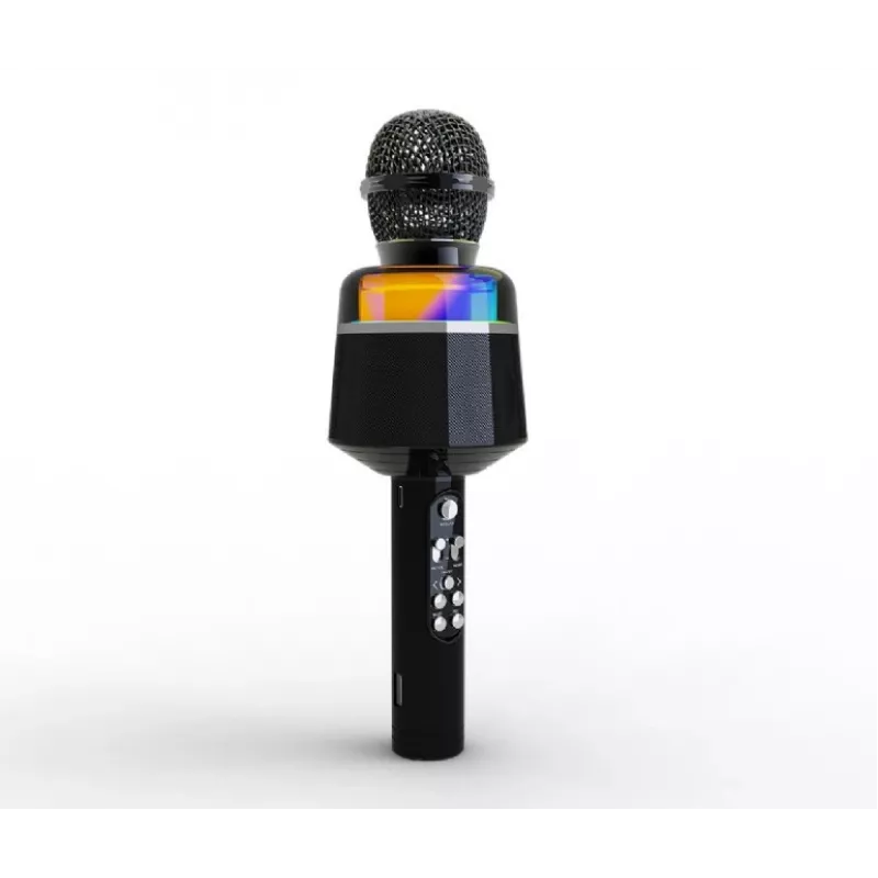 Belaidis karaoke mikrofonas su garsiakalbiu Gembird GMB Audio MICBT-01-BK