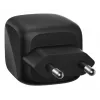 Vidinis kintamosios srovės greitasis įkroviklis Belkin WCH019kqBK — 2× USB‑C, juodas, OVP/OC/OT/SC apsauga