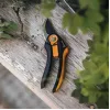 Fiskars Plus SmartFit P541 sodo aplinkinės žirklės juodos, oranžinės