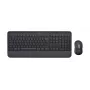 Belaidis klaviatūros ir pelės rinkinys Logitech Signature MK650 for Business, 2.4 GHz / Bluetooth LE, QWERTY ispanų, grafitas