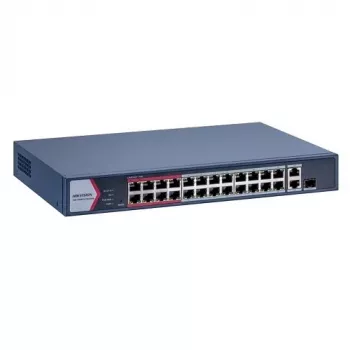 PoE šakotuvas Hikvision DS-3E1326P-EI/M